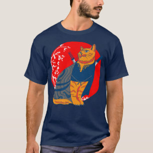 Samurai Japans strijder tegen martelaarskunst Samu T-shirt