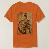 Samurai Japanse retroArt print Bushido Japan War T-shirt (Design voorkant)