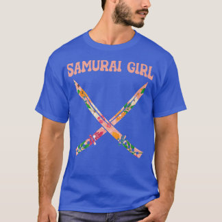 Samurai Japanse Warrior Japan Katana Samurai Gir T-shirt