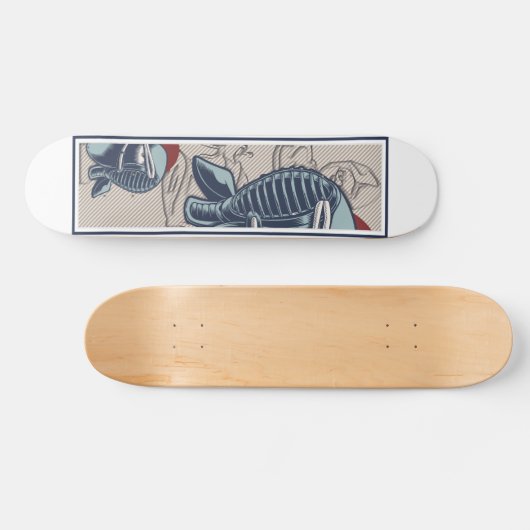 Samurai japon Ninja Karate Skateboard (Horz)