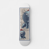 Samurai japon Ninja Karate Skateboard (Devant)