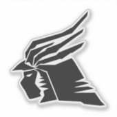 Samurai Kabuto Sticker (Voorkant)