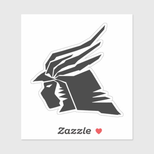 Samurai Kabuto Sticker (Vel)