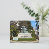 Samurai Kamakura Gongoro Kagemasa Kabuki Briefkaart (Staand voorkant)