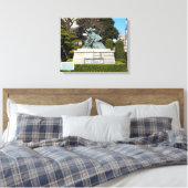 Samurai Kamakura Gongoro Kagemasa Kabuki Canvas Afdruk (Insitu (Slaapkamer))