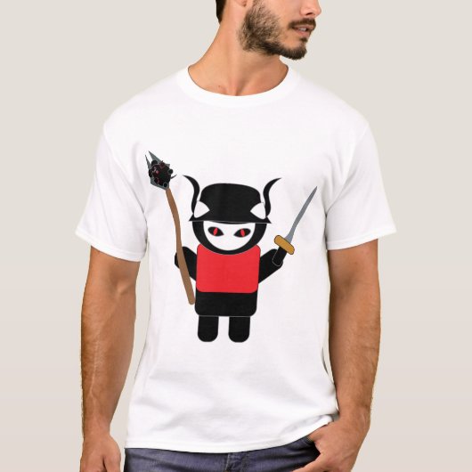 Samurai Kat T-shirt (Voorkant)