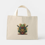 Samurai kikker krijger Tiny Tote (Achterkant)