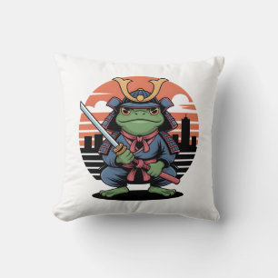 Samurai Kikker Kussen
