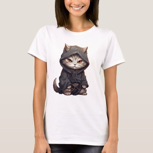 Samurai Kitten T-shirt (Voorkant)