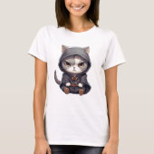 Samurai Kitten T-shirt (Voorkant)