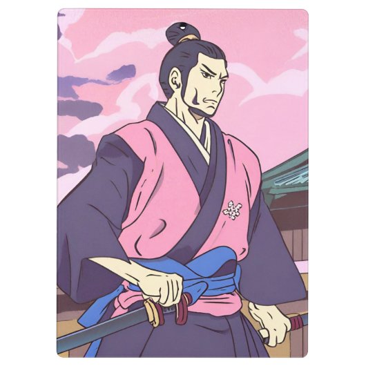 samurai klembord (Achterkant)