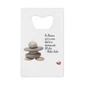 Samurai Kredietkaart Flessenopener (Voorkant)