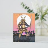 Samurai krijger briefkaart (Staand voorkant)