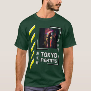 Samurai krijger Japan Tokio stijlkleding Cool Gi T-shirt