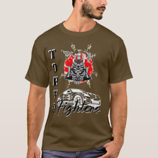 Samurai krijger Japan Tokio stijlkleding Geweldige T-shirt