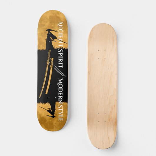 Samurai krijger Skateboard (Voorkant)