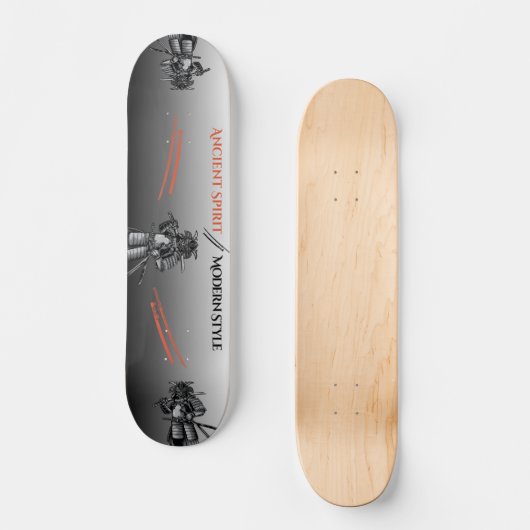 Samurai krijger Skateboard (Voorkant)