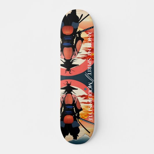 Samurai krijger Skateboard (Voorkant)