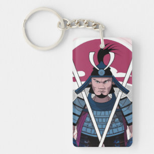 Samurai-krijger Sleutelhanger