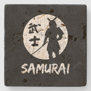 Samurai Krijger Stenen Onderzetter