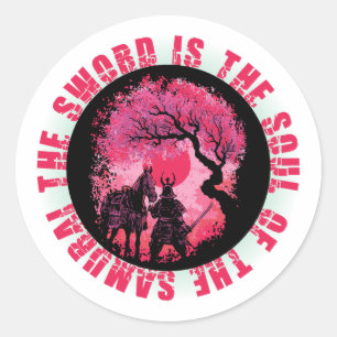 Samurai - Krijgers citaat Ronde Sticker