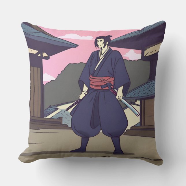 samurai kussen (Voorkant)