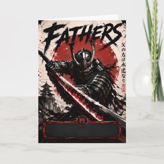 Samurai Legacy Vader Kaart (Voorkant)