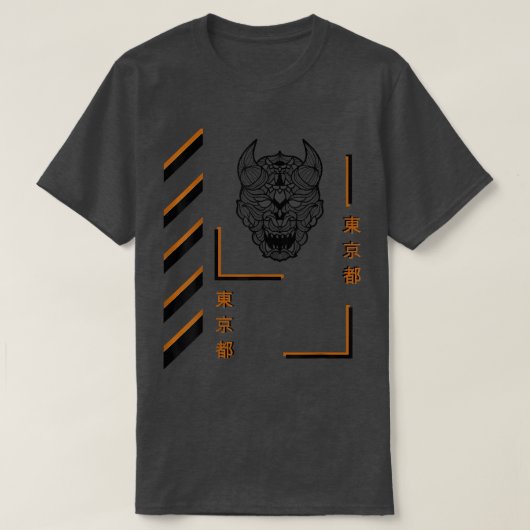 Samurai mandala zomerse leuke kleding t-shirt (Design voorkant)