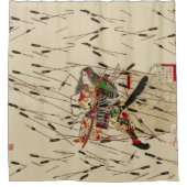 SAMURAI MASATSURA VECHT ONDER EEN PIJLSTORM DOUCHEGORDIJN (Voorkant)