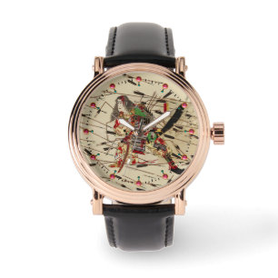SAMURAI MASATSURA VECHT ONDER EEN PIJLSTORM HORLOGE