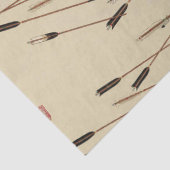 SAMURAI MASATSURA VECHT ONDER EEN PIJLSTORM TISSUEPAPIER (Detail)