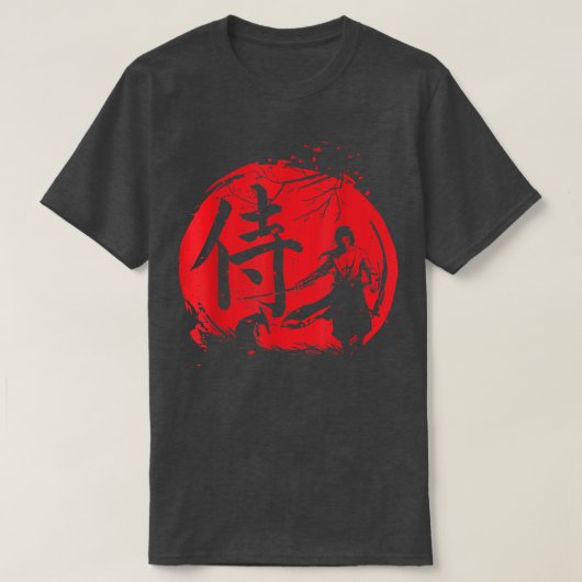 Samurai Mask Shirt Samurai Swords Bushido Samurai (Design voorkant)