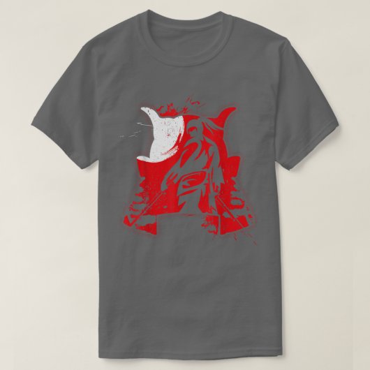 Samurai Mask Shirt Samurai Swords Bushido Samurai (Design voorkant)