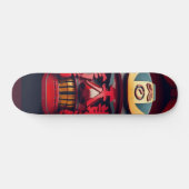 Samurai-masker Skateboard (Horizontaal)