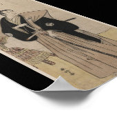  Samurai met Bamboe ongeveer 1700 s Poster (Hoek)