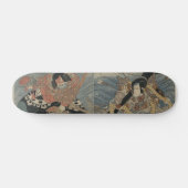 Samurai met groot zwaard en anker circa 1815 skateboard (Horizontaal)
