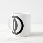 Samurai Musashi Miyamoto tsuba mok (Voorkant links)