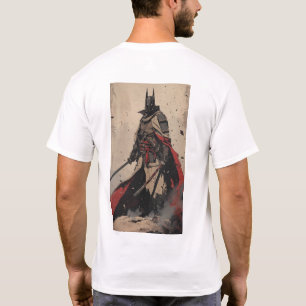 Samurai Ninja Dark Knight klaar met een Katana T-s T-shirt