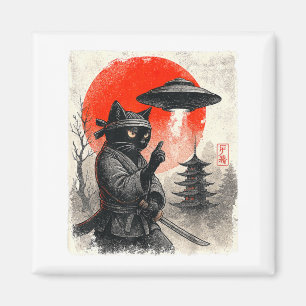 Samurai Ninja Kat Krieger UFO Japanse Anime Grappi Magneet