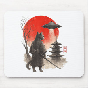 Samurai Ninja Kat Krieger UFO Japanse Anime Grappi Muismat