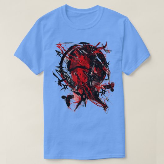 samurai ninja Samurai Katana Ramen Ninja Kimono  T-shirt (Design voorkant)