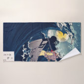 Samurai om de ruwe Zeeen te kalm te brengen, Yoshi Badhanddoek (Badhanddoek)