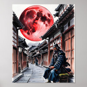 Samurai onder de Bloedmaan Poster