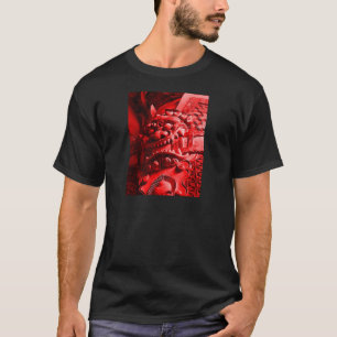 Samurai Oni Mask 赤 鬼 T-shirt