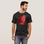 Samurai Oni Mask 赤 鬼 T-shirt (Voorkant volledig)