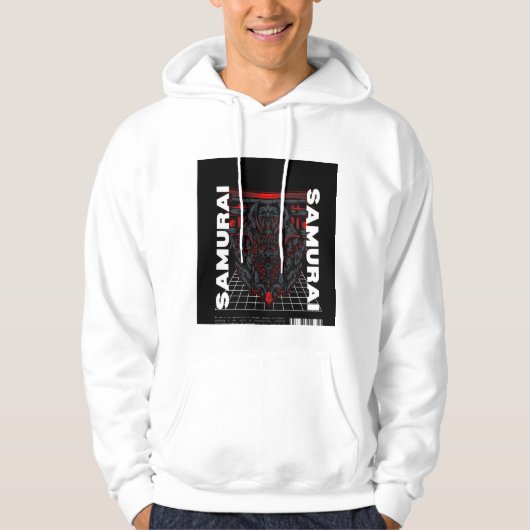 Samurai-ontwerp Hoodie (Voorkant)