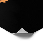 Samurai op de heuvel poster (Hoek)