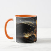 Samurai Orange Cat Warrior - Combo Coffee Mug (Gauche)