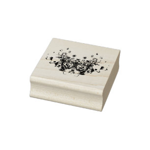 Samurai oud demonmasker v0 rubberstempel