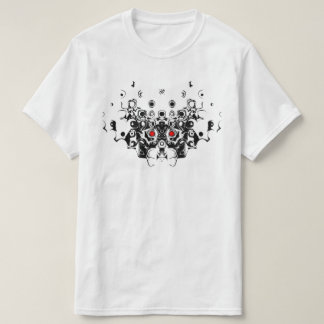 Samurai oud demonmasker v1 t-shirt